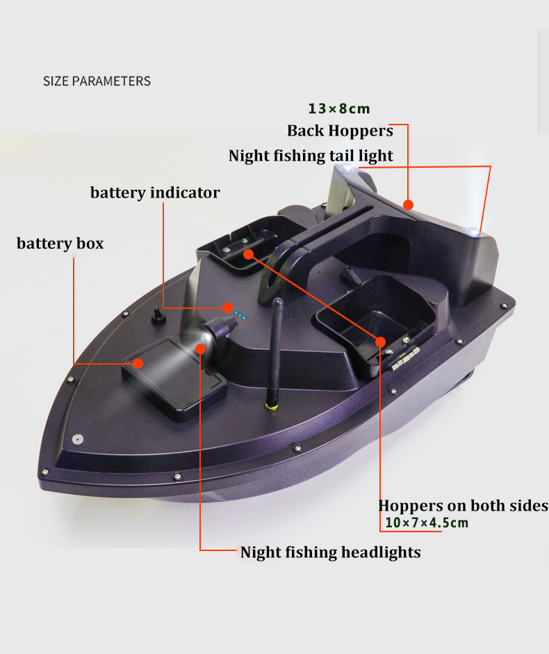 GPS RC Bait Boat fish finder B - Fishing Boat Gps ulasan dan harga