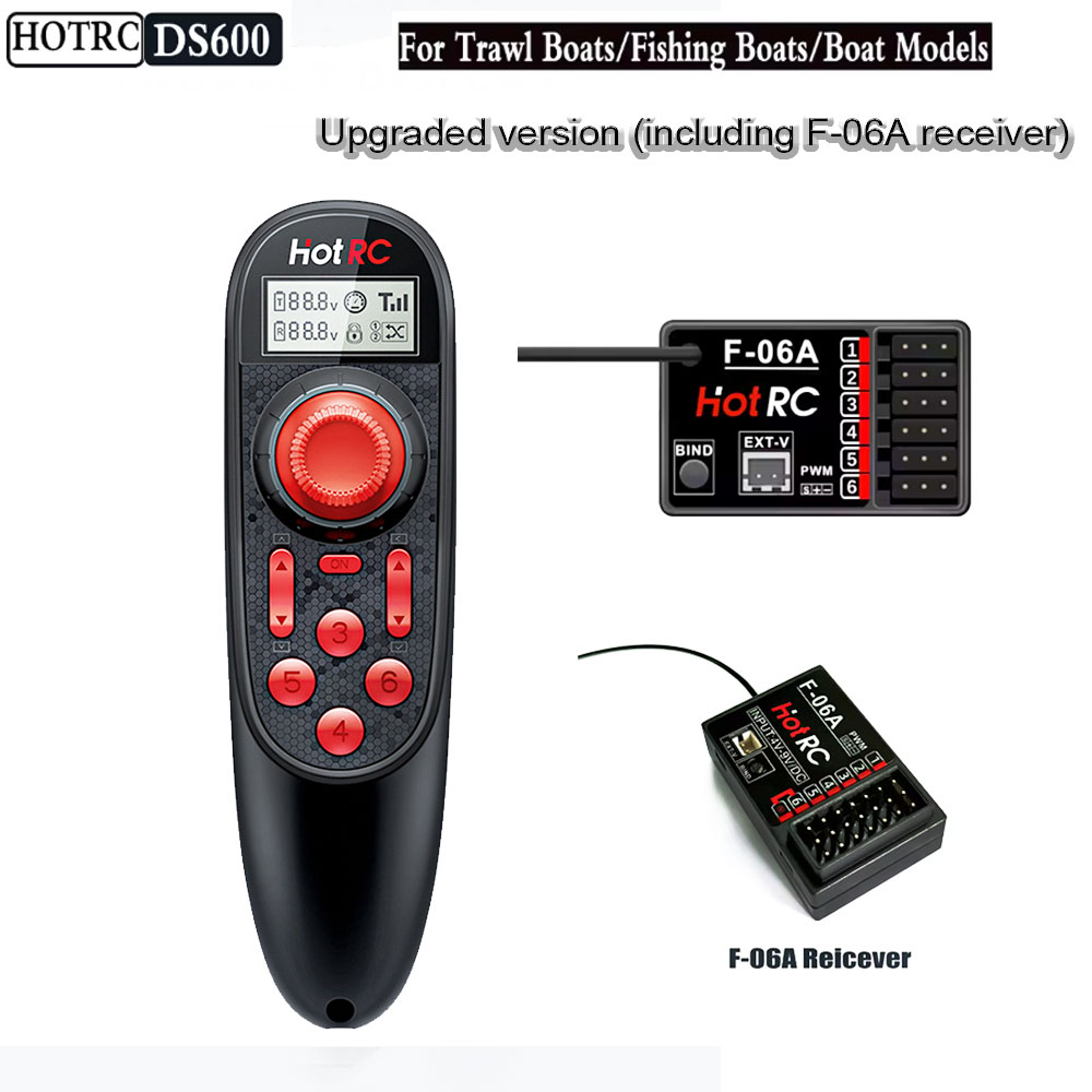 HOTRC DS600 Wireless Remote Co - Fishing Boat Trailer ulasan dan harga