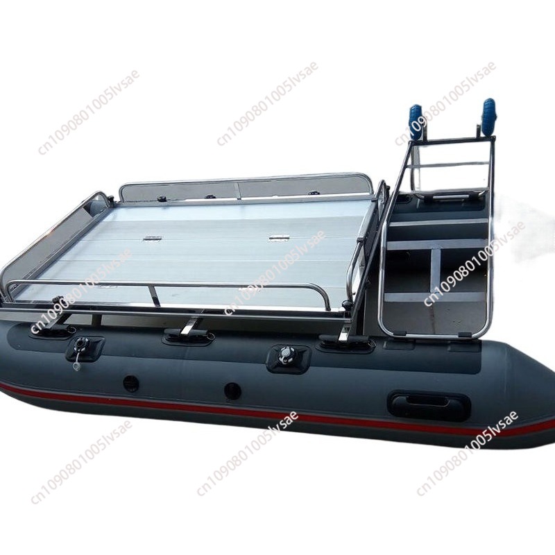 Aluminium Deck PVC Pontoon 1/2 - Fishing Boat Inflatable ulasan dan harga