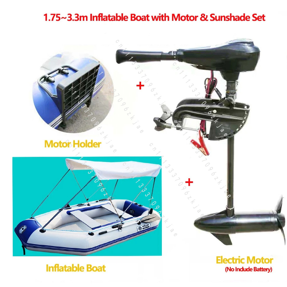 1.75~3.3m Inflatable Boat with - Fishing Boat Inflatable ulasan dan harga
